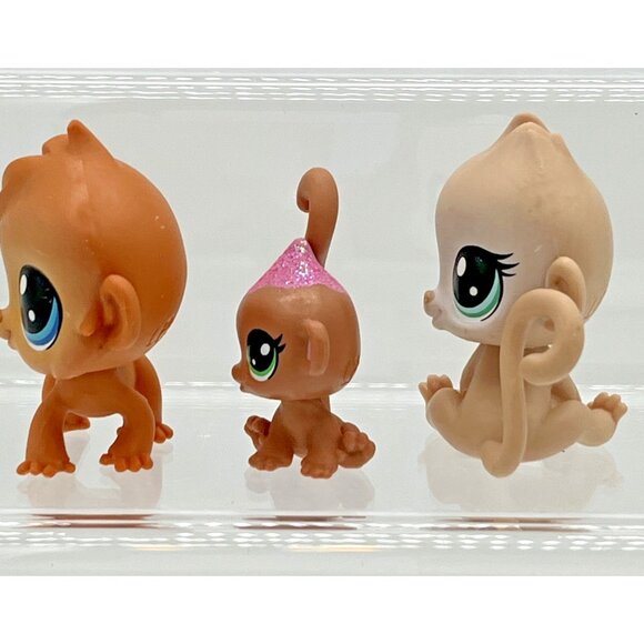 Littlest Pet Shop Birthday Bash Monkeys Family 2016 LPS ( 1-140) (1- 141) 1-142 - Picture 2 of 6